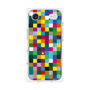 プレミアムスクエアケース［ CASEPLAY Rainbow Check ］