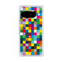 プレミアムスクエアケース［ CASEPLAY Rainbow Check ］