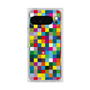 プレミアムスクエアケース［ CASEPLAY Rainbow Check ］