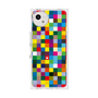 プレミアムスクエアケース［ CASEPLAY Rainbow Check ］