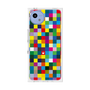 プレミアムスクエアケース［ CASEPLAY Rainbow Check ］