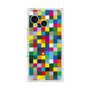プレミアムスクエアケース［ CASEPLAY Rainbow Check ］