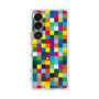 プレミアムスクエアケース［ CASEPLAY Rainbow Check ］