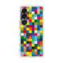 プレミアムスクエアケース［ CASEPLAY Rainbow Check ］