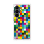 プレミアムスクエアケース［ CASEPLAY Rainbow Check ］