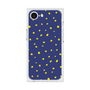 プレミアムスクエアケース［ Drawing Dot - Navy ］
