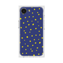 プレミアムスクエアケース［ Drawing Dot - Navy ］