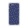 プレミアムスクエアケース［ Drawing Dot - Navy ］