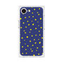 プレミアムスクエアケース［ Drawing Dot - Navy ］