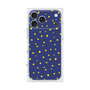 プレミアムスクエアケース［ Drawing Dot - Navy ］