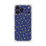 プレミアムスクエアケース［ Drawing Dot - Navy ］