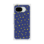 プレミアムスクエアケース［ Drawing Dot - Navy ］