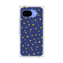 プレミアムスクエアケース［ Drawing Dot - Navy ］
