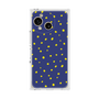 プレミアムスクエアケース［ Drawing Dot - Navy ］