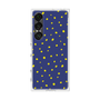 プレミアムスクエアケース［ Drawing Dot - Navy ］