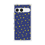 プレミアムスクエアケース［ Drawing Dot - Navy ］