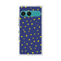 プレミアムスクエアケース［ Drawing Dot - Navy ］