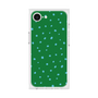 プレミアムスクエアケース［ Drawing Dot - Green ］