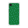 プレミアムスクエアケース［ Drawing Dot - Green ］