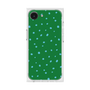プレミアムスクエアケース［ Drawing Dot - Green ］