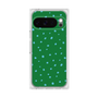 プレミアムスクエアケース［ Drawing Dot - Green ］
