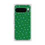 プレミアムスクエアケース［ Drawing Dot - Green ］