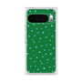 プレミアムスクエアケース［ Drawing Dot - Green ］