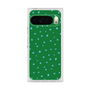 プレミアムスクエアケース［ Drawing Dot - Green ］