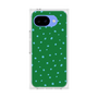 プレミアムスクエアケース［ Drawing Dot - Green ］