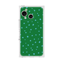 プレミアムスクエアケース［ Drawing Dot - Green ］