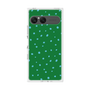 プレミアムスクエアケース［ Drawing Dot - Green ］