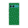 プレミアムスクエアケース［ Drawing Dot - Green ］