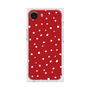 プレミアムスクエアケース［ Drawing Dot - Red ］