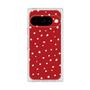 プレミアムスクエアケース［ Drawing Dot - Red ］