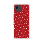 プレミアムスクエアケース［ Drawing Dot - Red ］