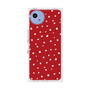 プレミアムスクエアケース［ Drawing Dot - Red ］