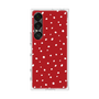 プレミアムスクエアケース［ Drawing Dot - Red ］
