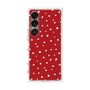 プレミアムスクエアケース［ Drawing Dot - Red ］