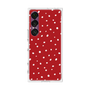プレミアムスクエアケース［ Drawing Dot - Red ］