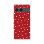 プレミアムスクエアケース［ Drawing Dot - Red ］
