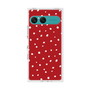 プレミアムスクエアケース［ Drawing Dot - Red ］