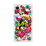 プレミアムスクエアケース［ アクビガール - フラワーリボン ］