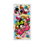 プレミアムスクエアケース［ アクビガール - フラワーリボン ］