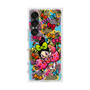 プレミアムスクエアケース［ アクビガール - フラワーリボン ］