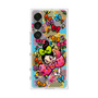 プレミアムスクエアケース［ アクビガール - フラワーリボン ］