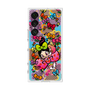 プレミアムスクエアケース［ アクビガール - フラワーリボン ］