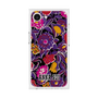プレミアムスクエアケース［ ANNA SUI - ガーデンフワラー - マゼンタ ］