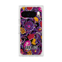 プレミアムスクエアケース［ ANNA SUI - ガーデンフワラー - マゼンタ ］