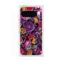 プレミアムスクエアケース［ ANNA SUI - ガーデンフワラー - マゼンタ ］