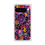 プレミアムスクエアケース［ ANNA SUI - ガーデンフワラー - マゼンタ ］